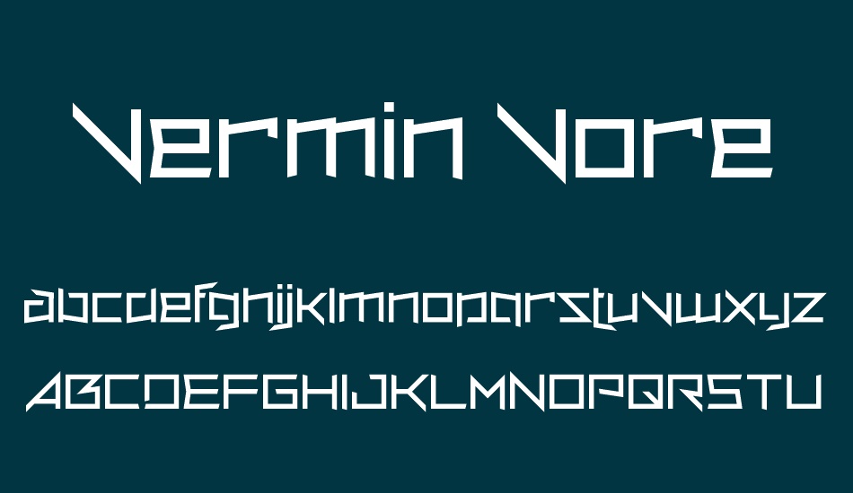 vermin-vore font