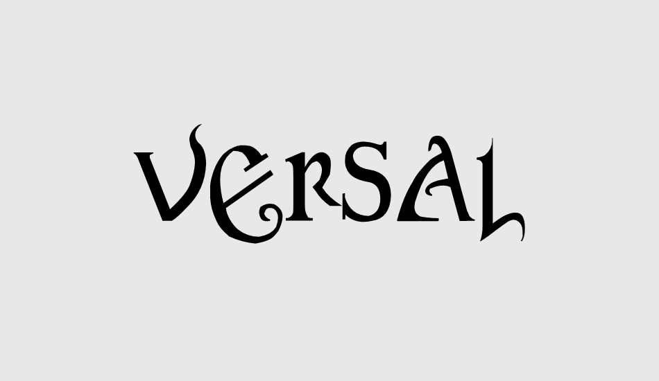 versal font big