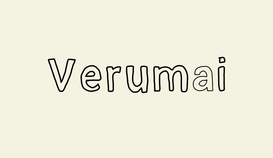 verumai font big