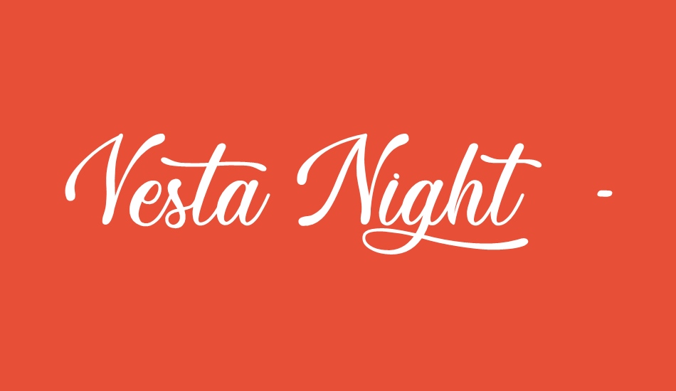 vesta-night---personal-use font big