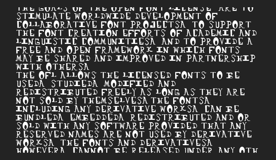 vhtr font 1