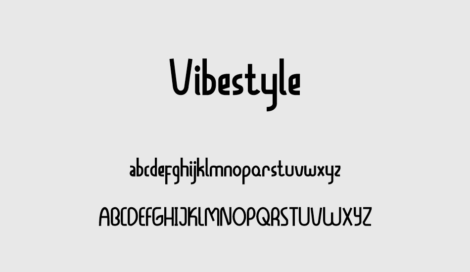 vibestyle font