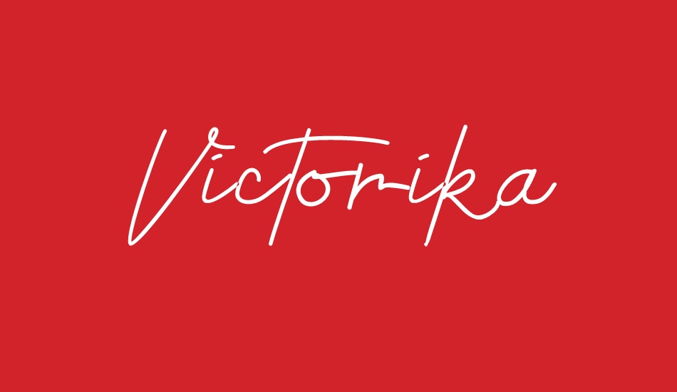 victorika font big