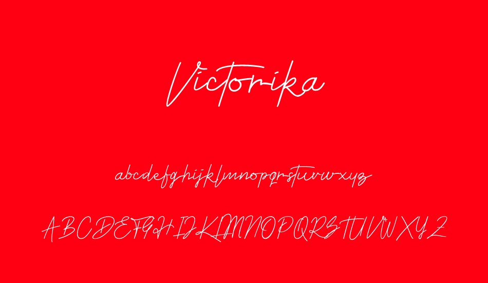 victorika font