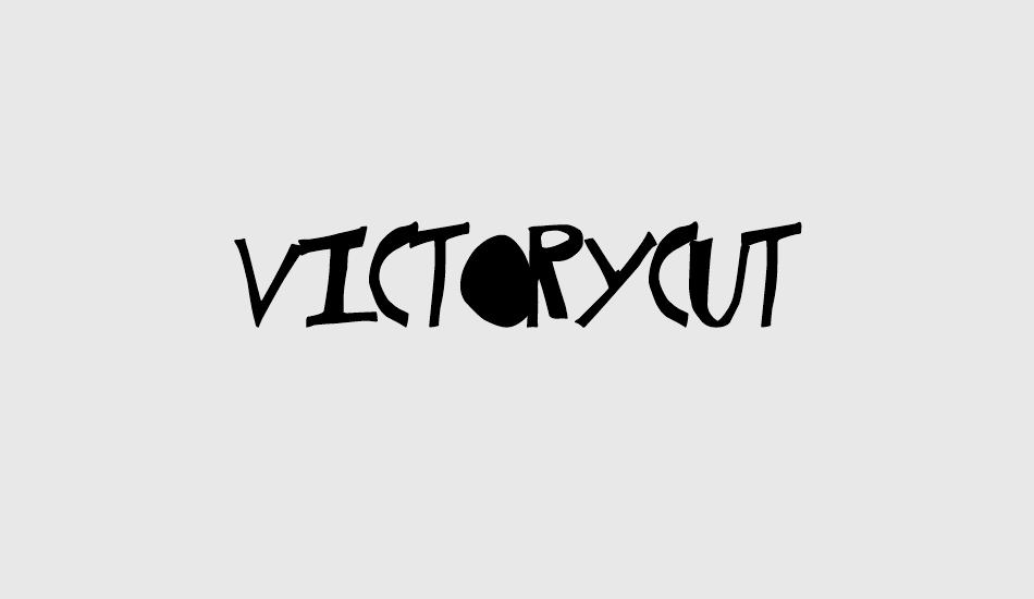 victorycut font big