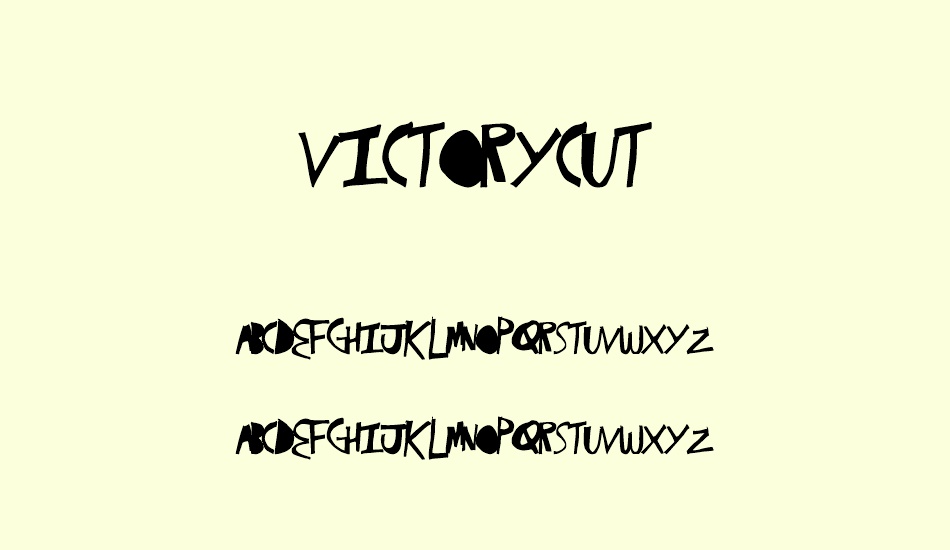 victorycut font