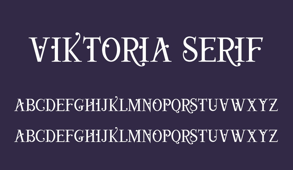 viktoria-serif font