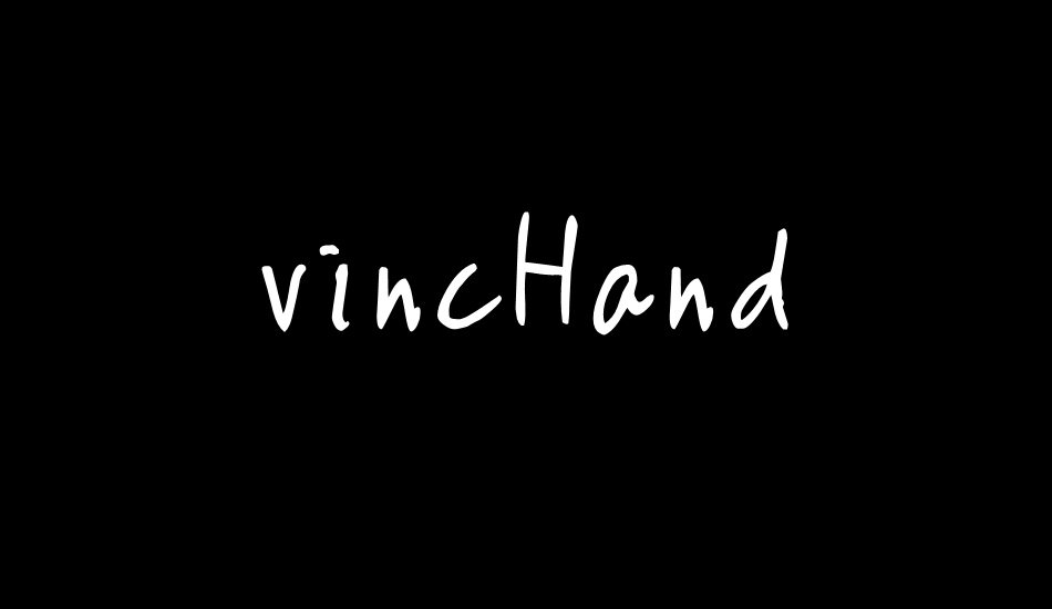 vinchand font big