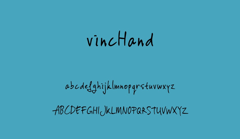 vinchand font