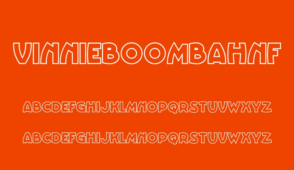 vinnieboombahnf font