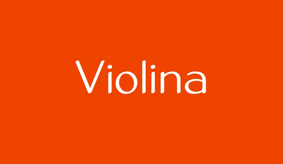 violina font big