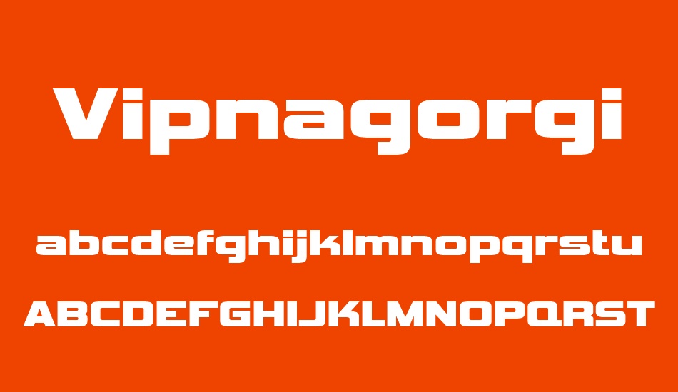 vipnagorgialla font