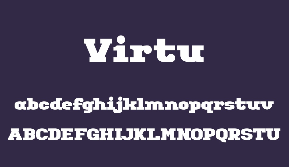 virtu font