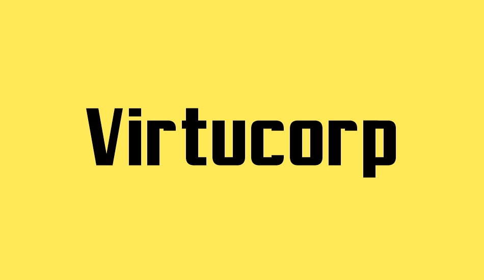 virtucorp font big