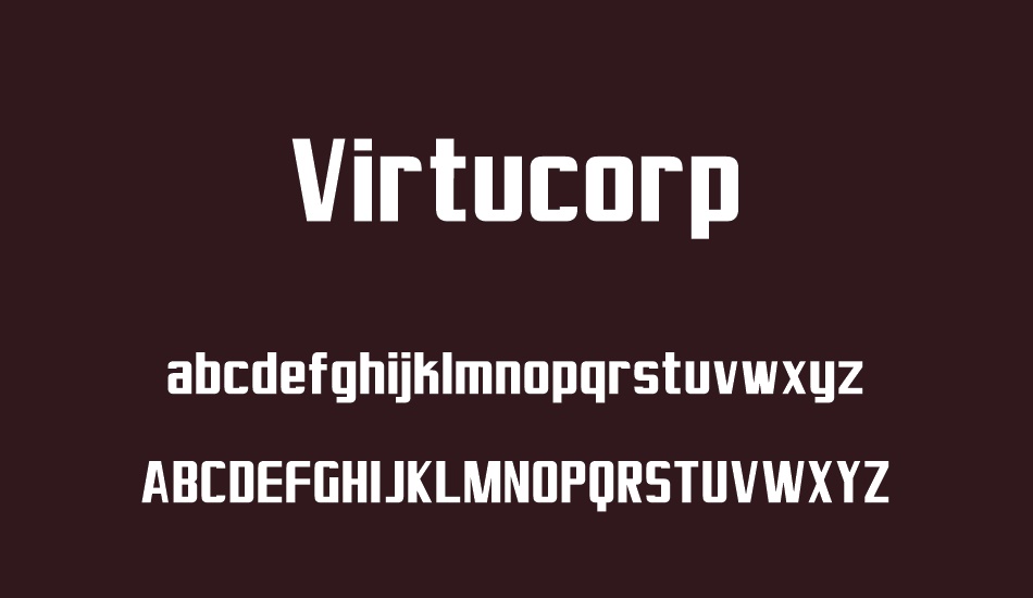 virtucorp font