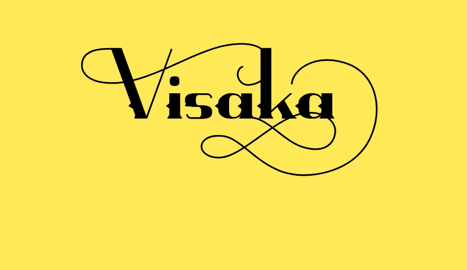 visaka font big