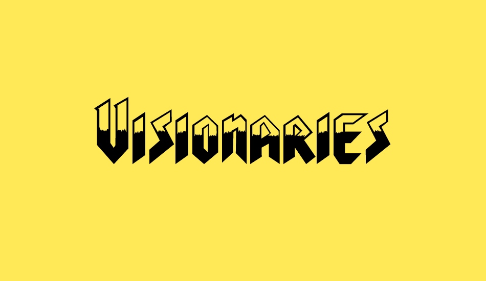 visionaries font big