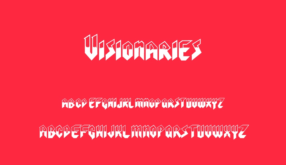 visionaries font