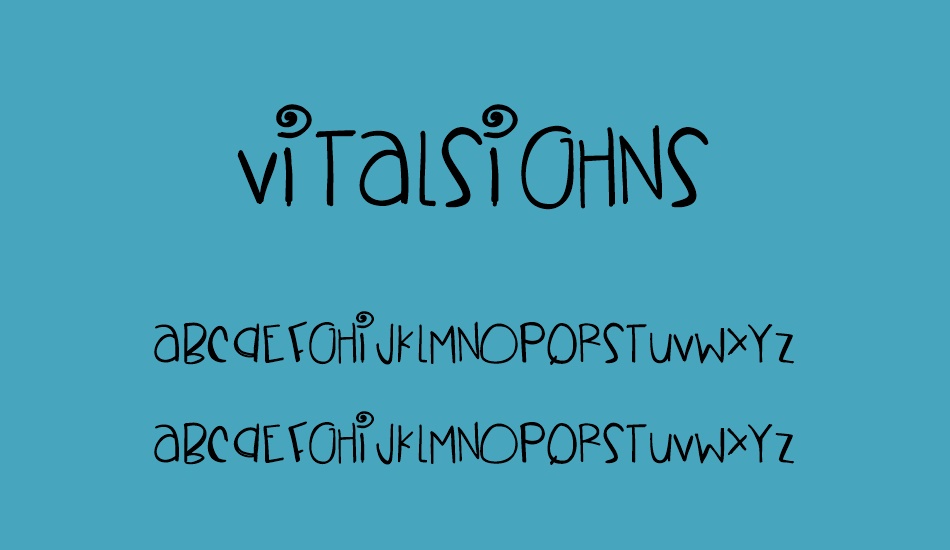 vitalsighns font