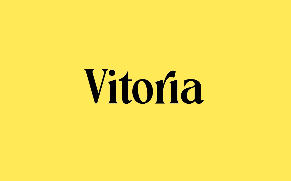 Vitoria font big