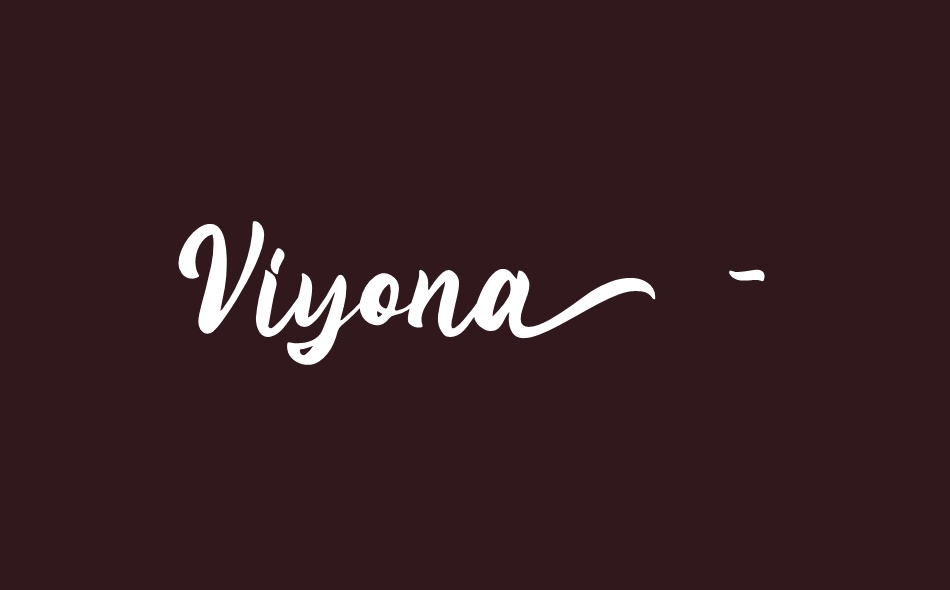 Viyona font big