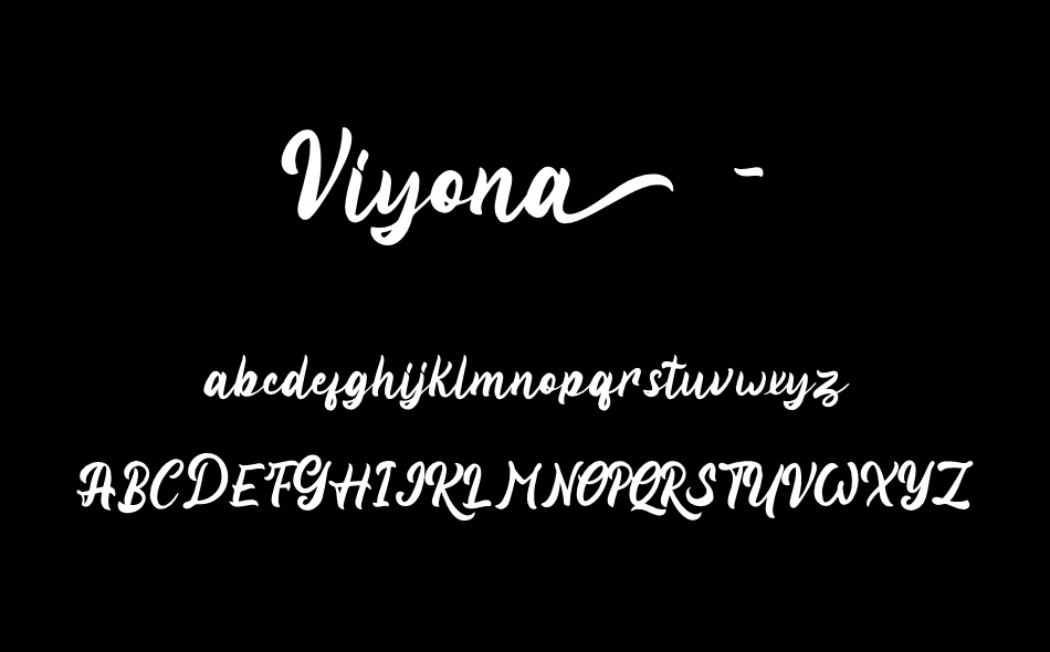 Viyona font