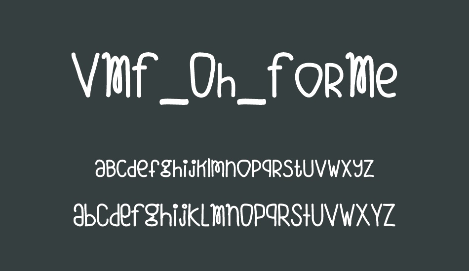 vmf-oh-forme font