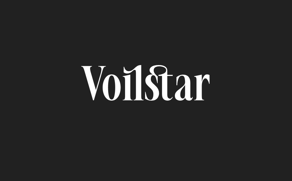 Voilstar font big