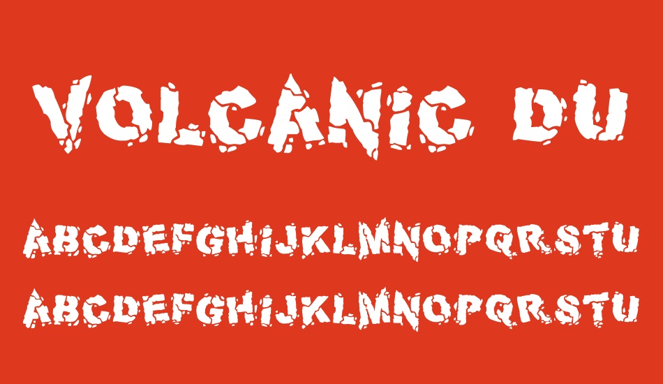 volcanic-dungeon font