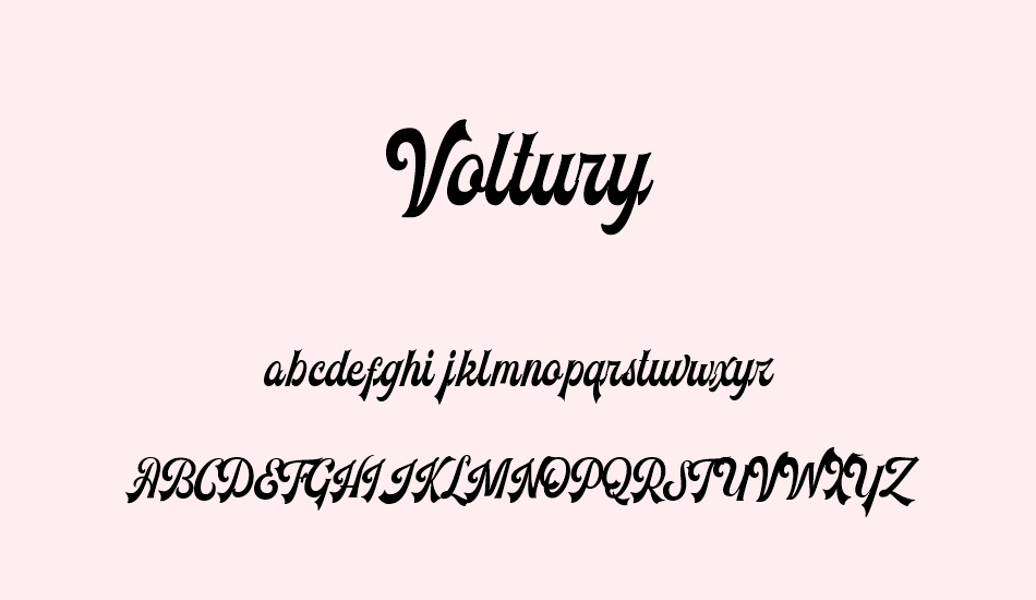 voltury font