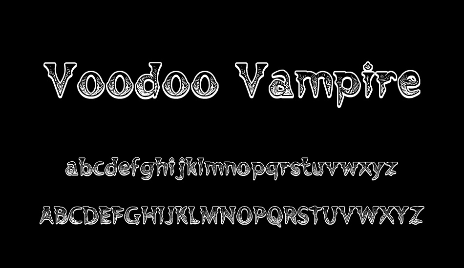 voodoo-vampire font