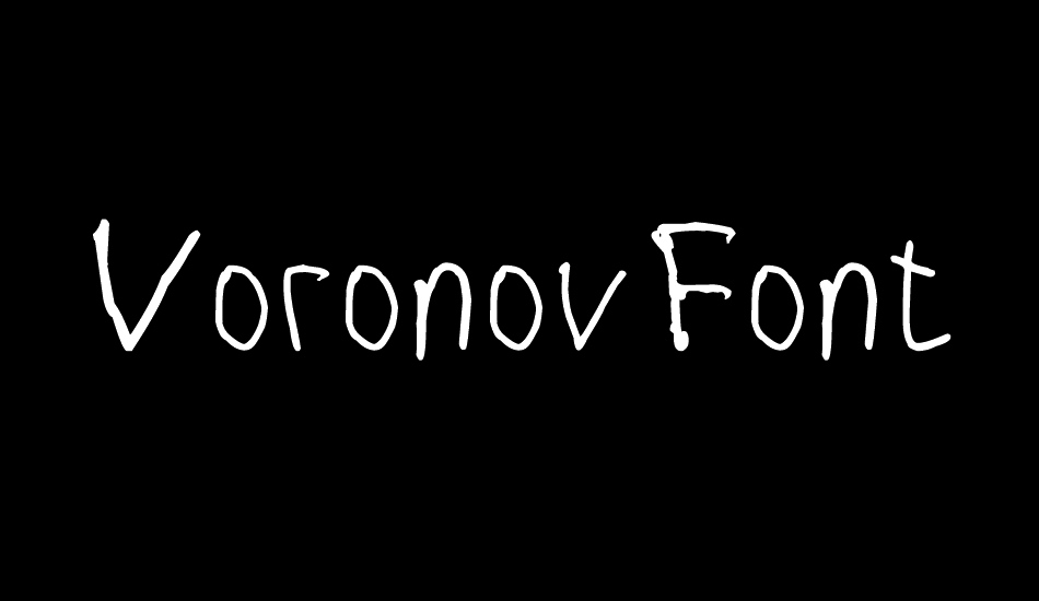 voronovfont font big