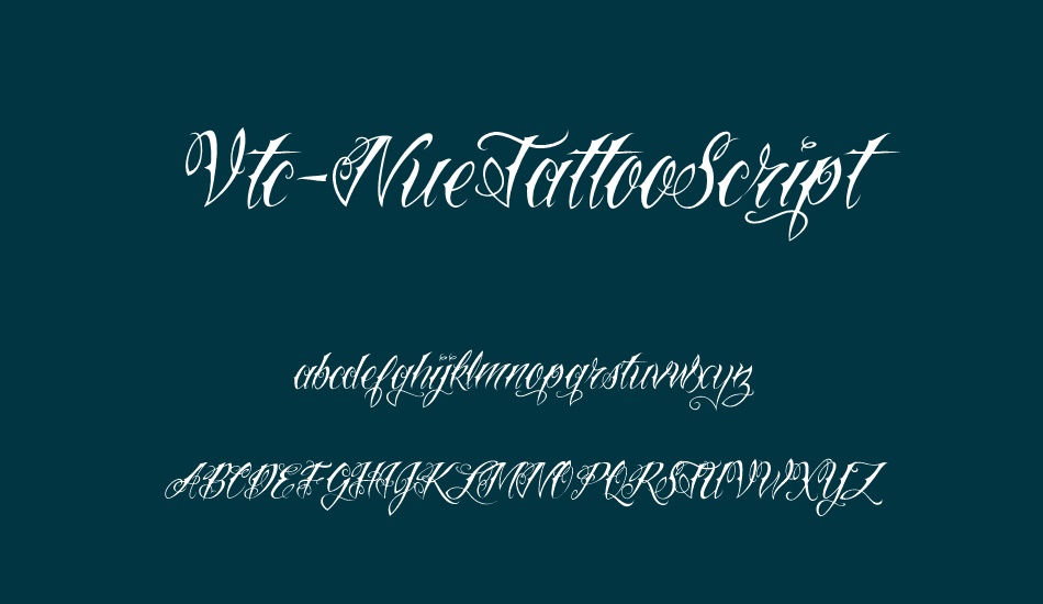 vtc-nuetattooscript font