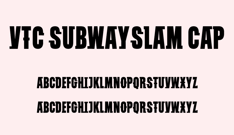 vtc-subwayslam-caps font