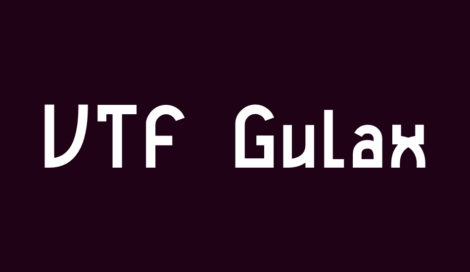 vtf-gulax font big