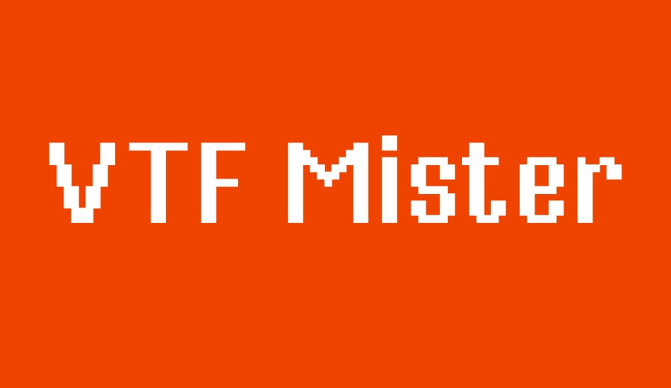 VTF MisterPixel font big