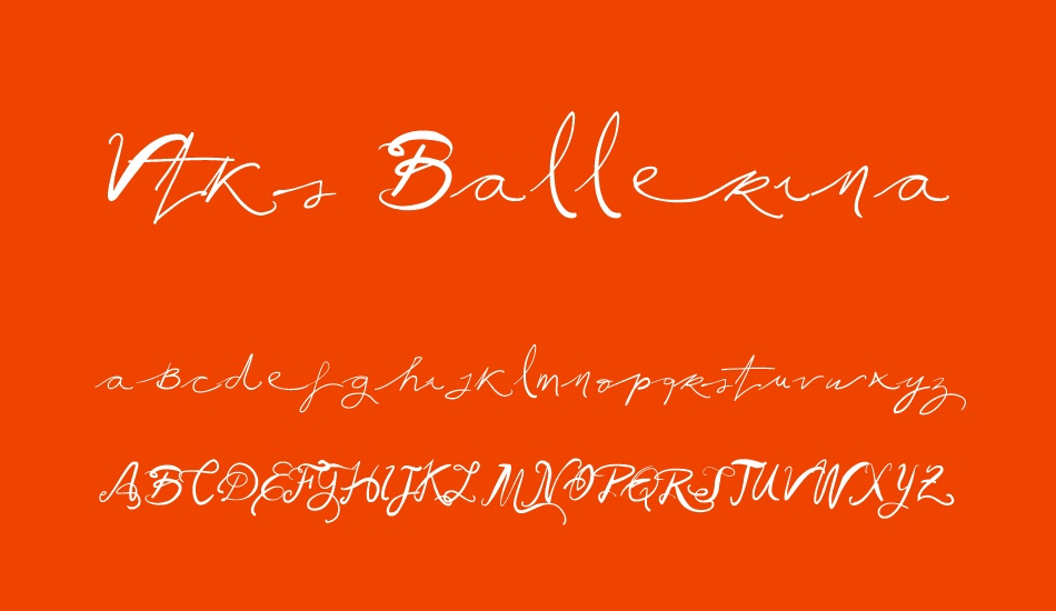 vtks-ballerina font