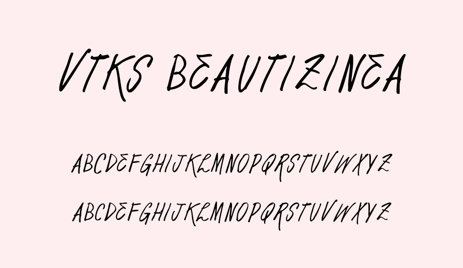 vtks-beautizinea font