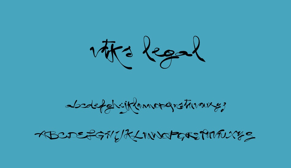 vtks-legal font