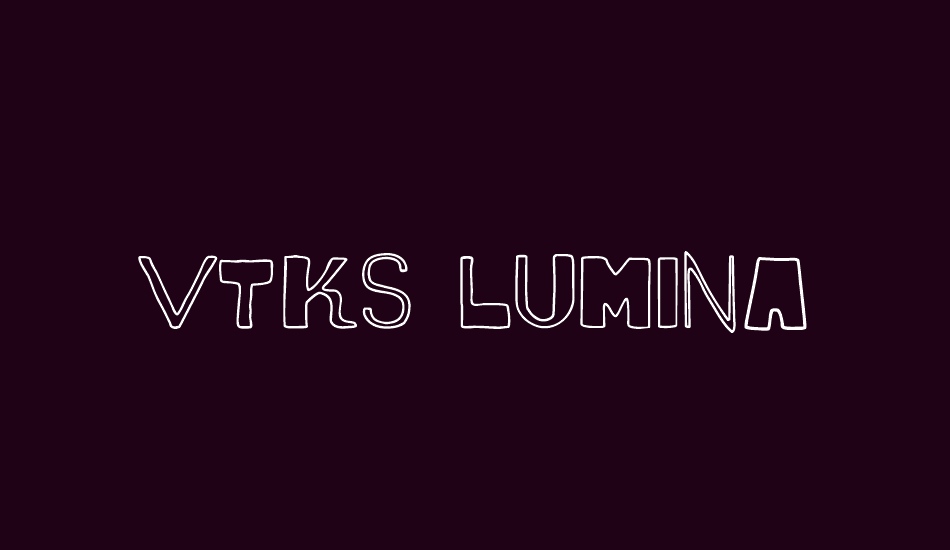 vtks-lumina font big