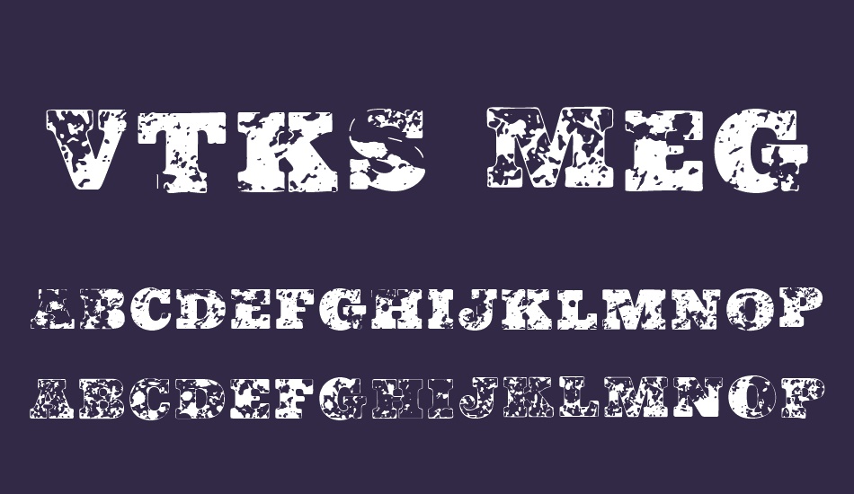 vtks-meganya font