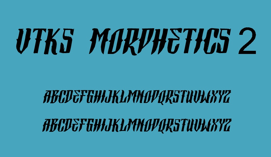 vtks-morphetics-2 font