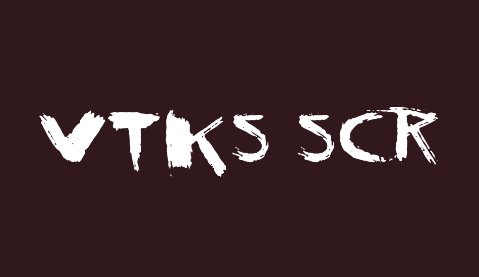 vtks-scream font big