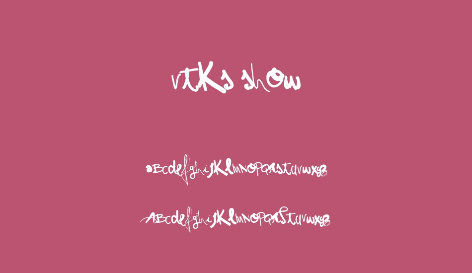 vtks-show font