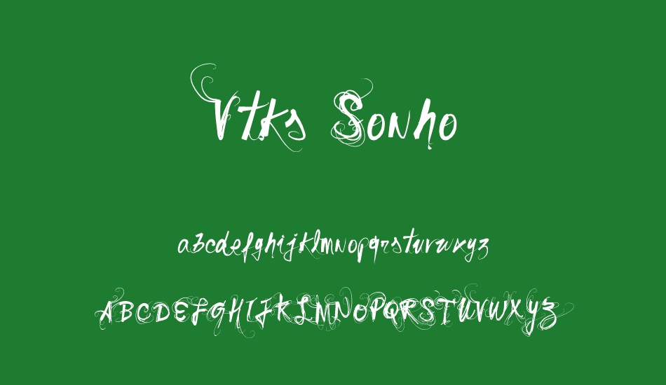 vtks-sonho font