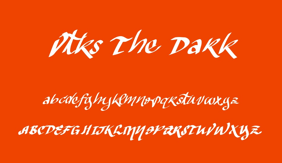 vtks-the-dark font