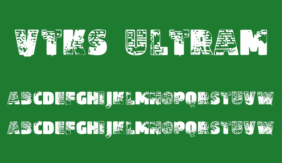 vtks-ultramein font