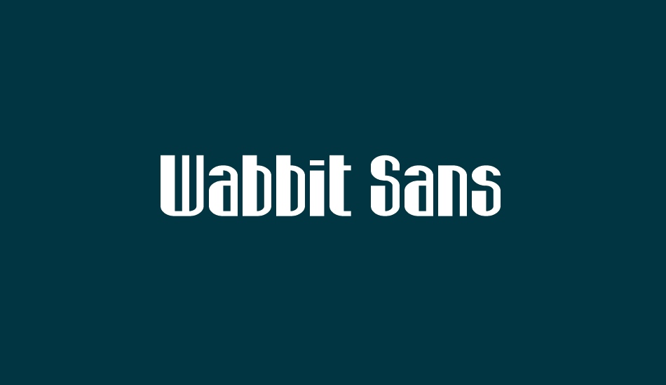 wabbit-sans font big