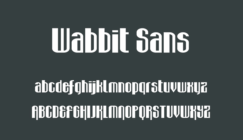 wabbit-sans font