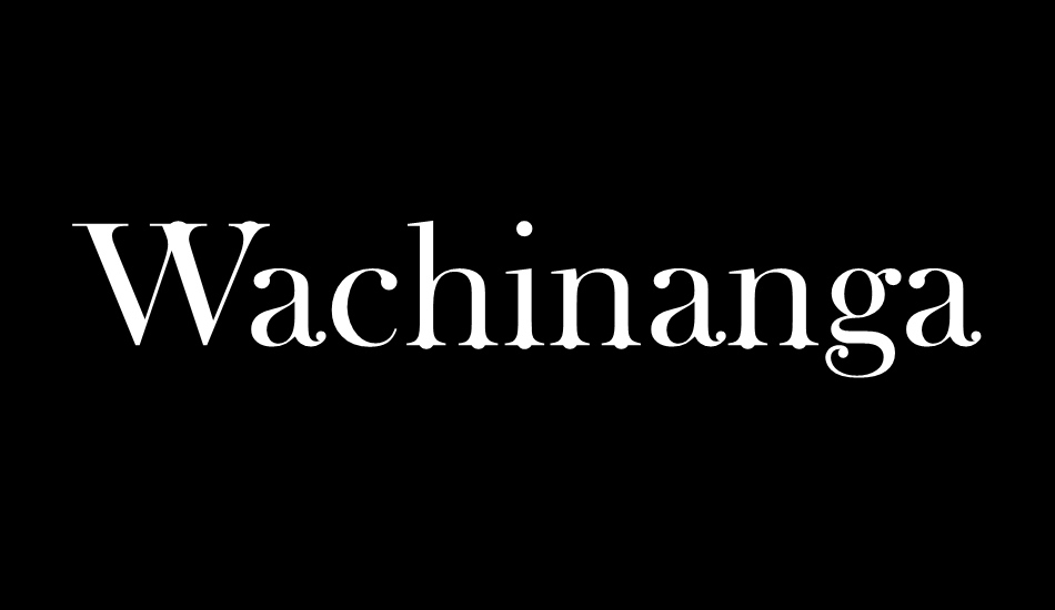 wachinanga font big